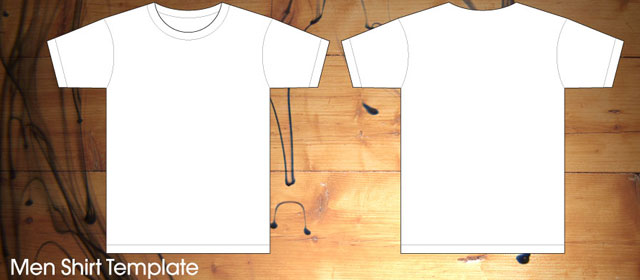 t shirt template back. and ack t-shirt template