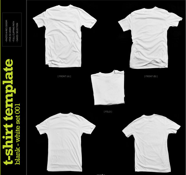 blank white shirt template. Blank T-shirt Template White