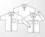 Polo shirt templates photoshop