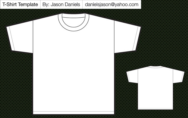 Download tee shirt template Illustrator | Free Download T Shirt Template